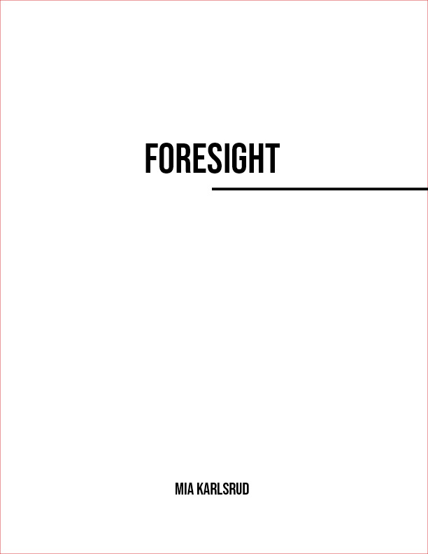 Foresight photobook page