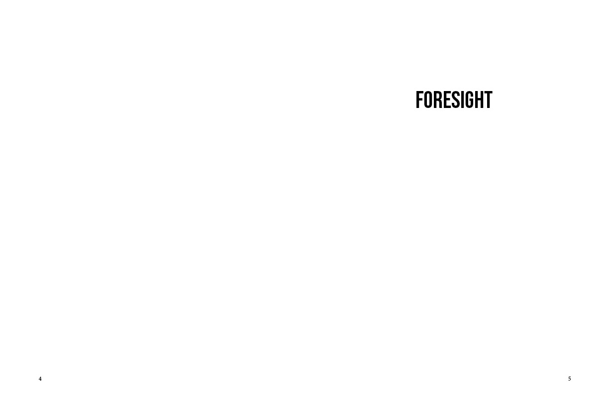 Foresight photobook page