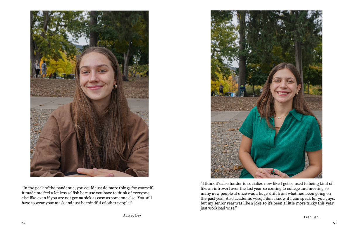Foresight photobook page