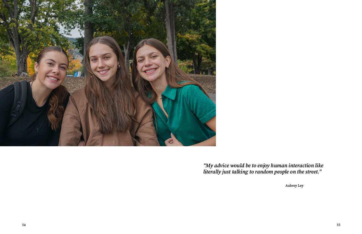 Foresight photobook page