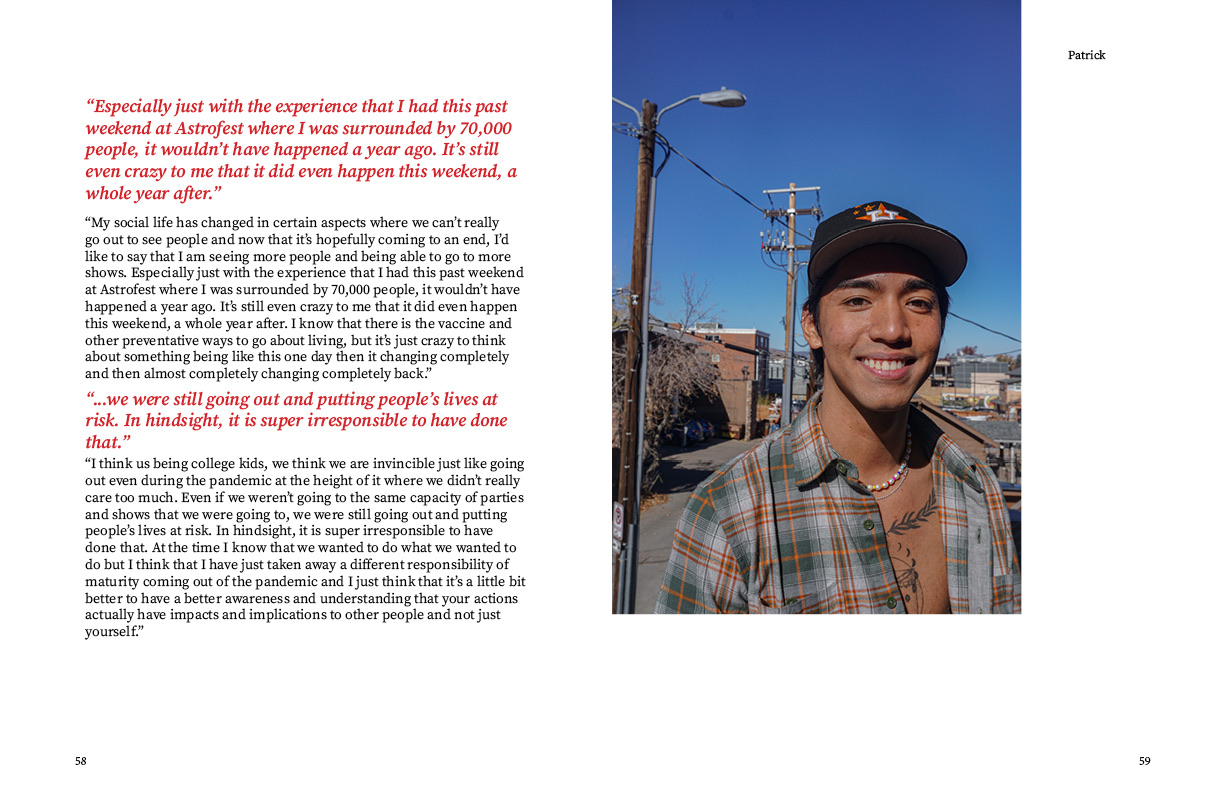 Foresight photobook page
