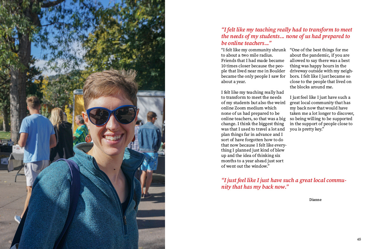 Foresight photobook page