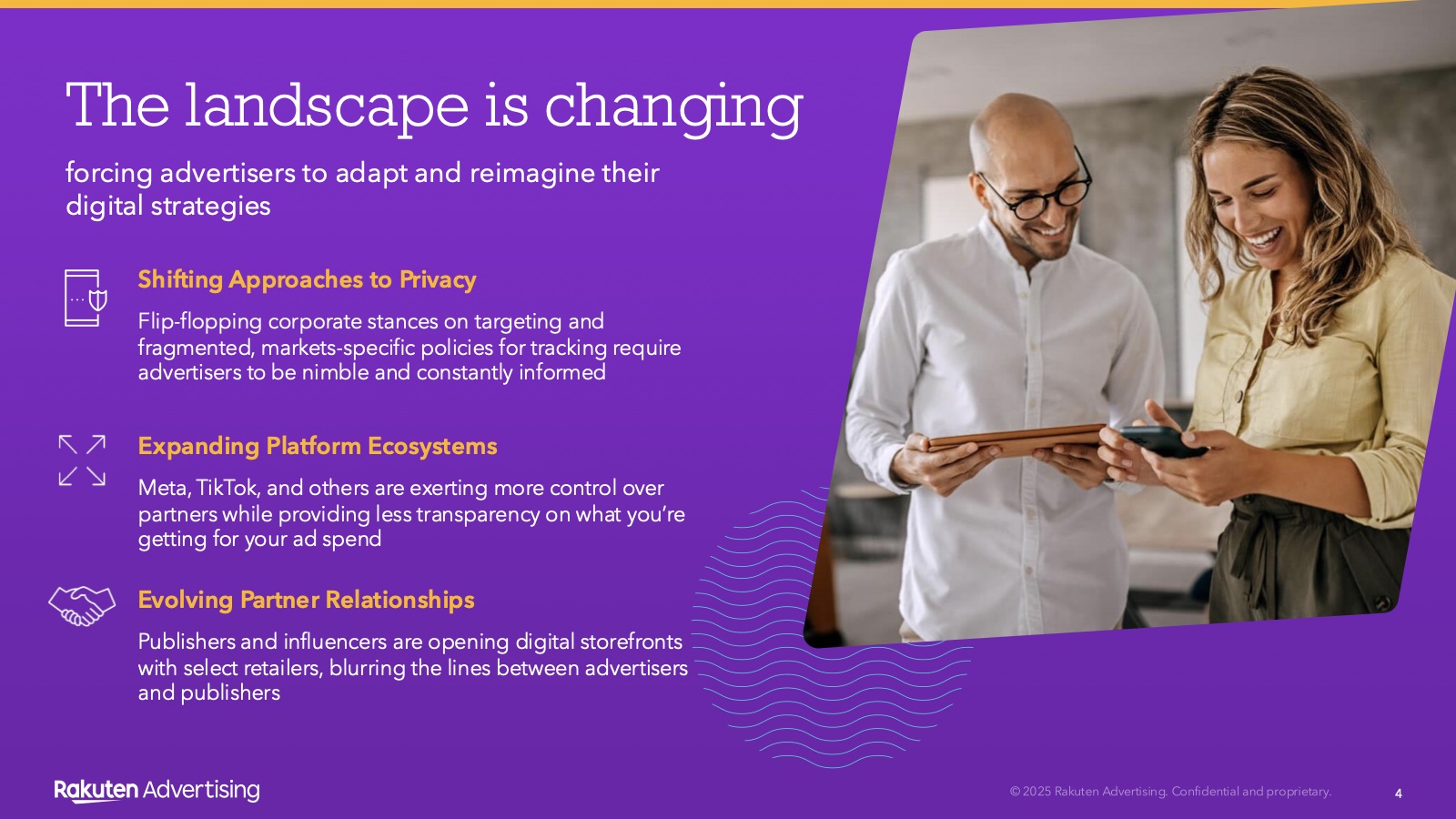 Rakuten Advertising SKO deck &mdash; landscape slide